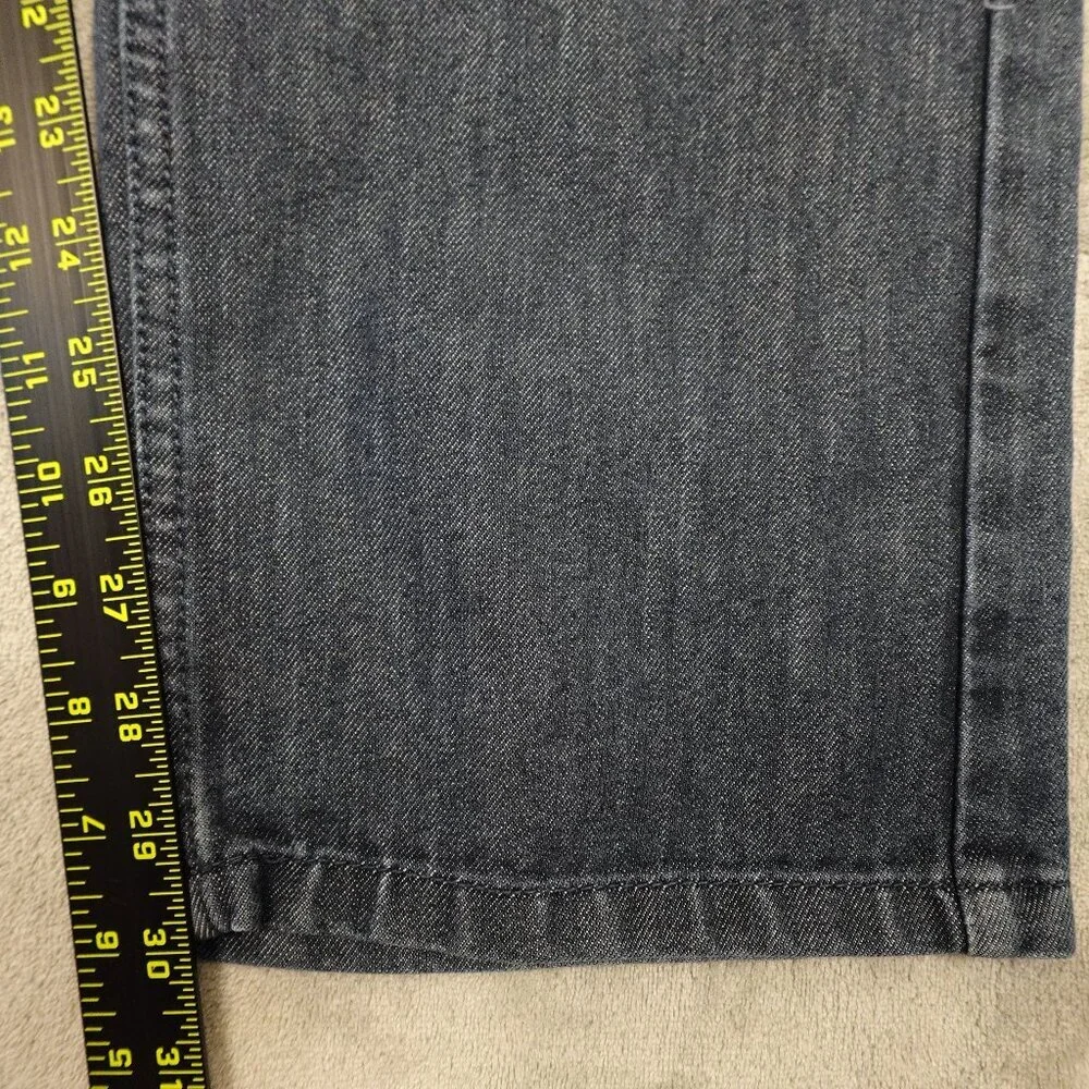 PD&C jeans straight‎ leg men's 36x32 dark wash blue paper denim and cloth